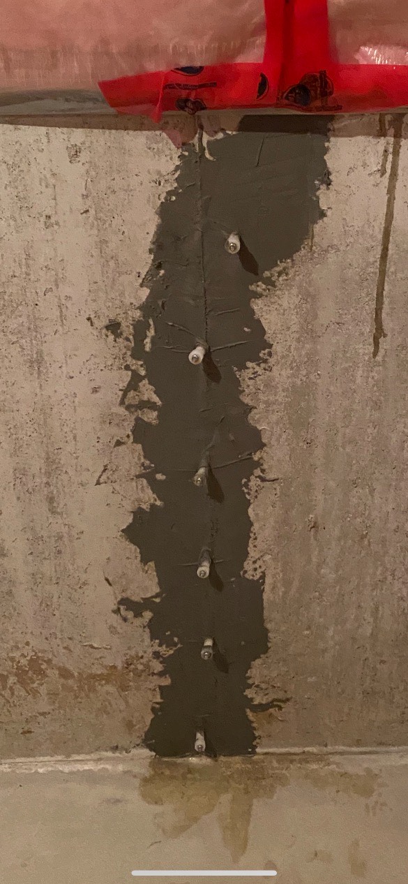 Foundation crack filling service in Mississauga